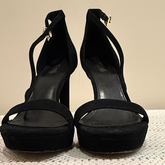 Michael Kors Black Suede Heeled Sandals | 90% New | Size EU 37 / US 6.5 - Picture 7 of 7